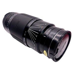 Sigma Auto Focus Zoom 75-300 MM Coated Lens with Caps Untested Camera Lens Japan